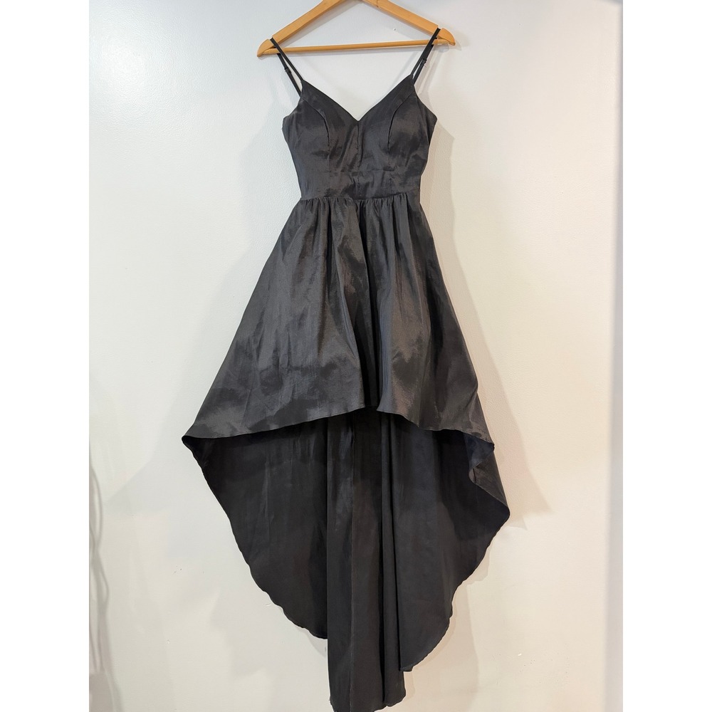 B. Smart Black High-Low Formal Dress Tulle Prom Grunge Whimsigoth  7/8